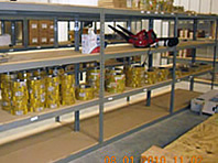 installation of warehouse racks and shelving